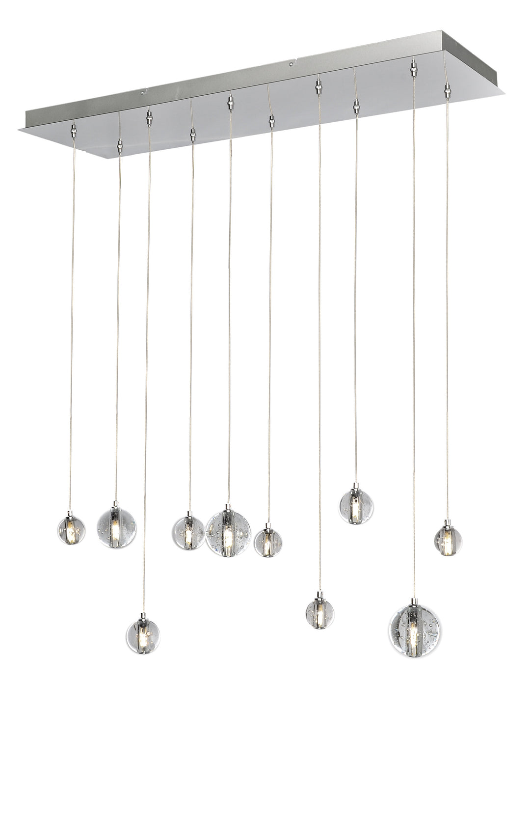 Harmony - Linear LED Pendant in Polished Chrome by ET2 Lighting