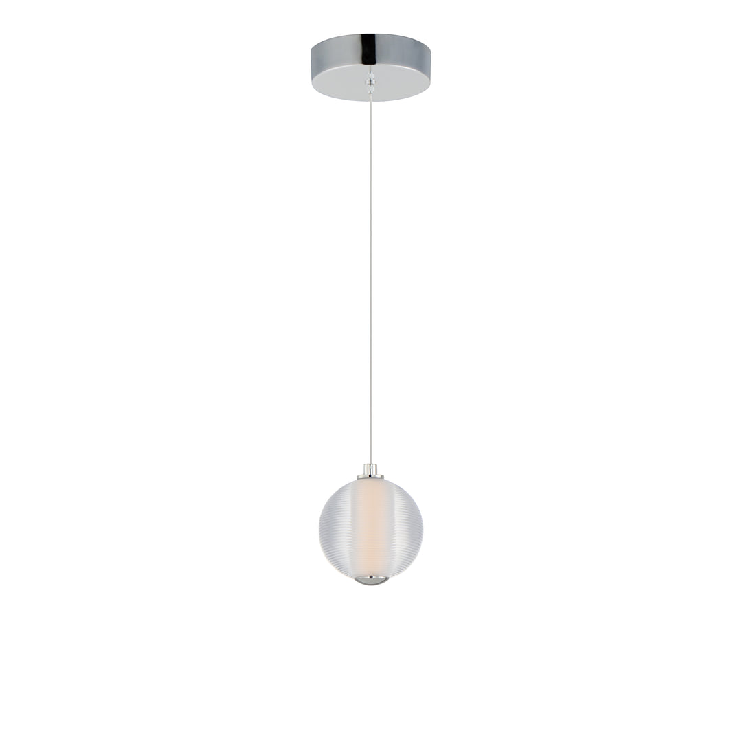 Rhythm - LED Pendant in Polished Chrome by ET2 Lighting