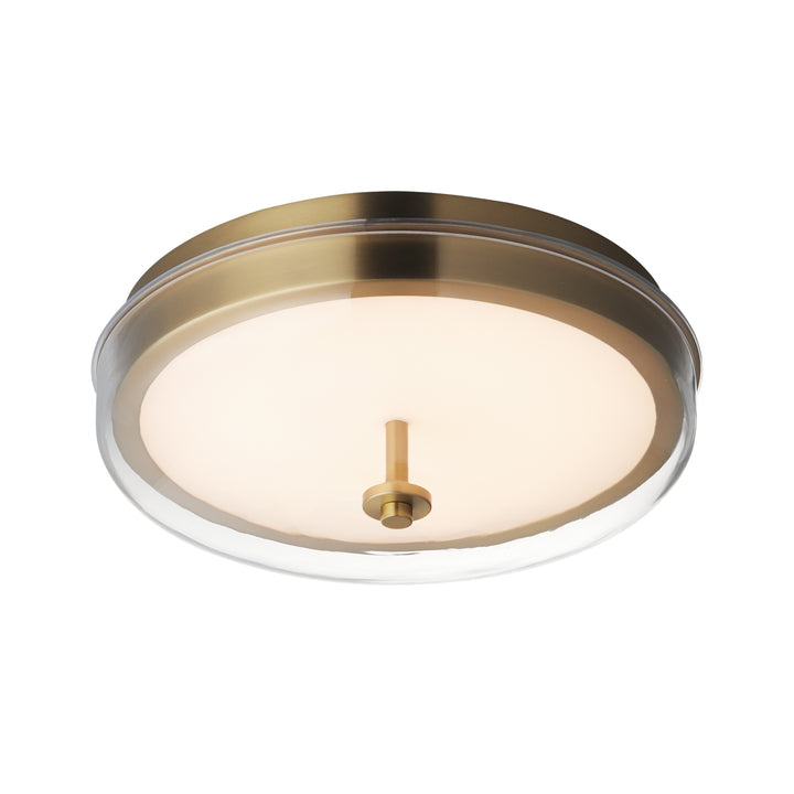 Voto - LED Flush Mount in Natural Aged Brass by ET2 Lighting