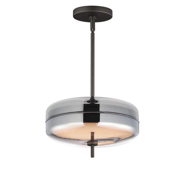 Voto - 2-Light LED Pendant in Gunmetal by ET2 Lighting