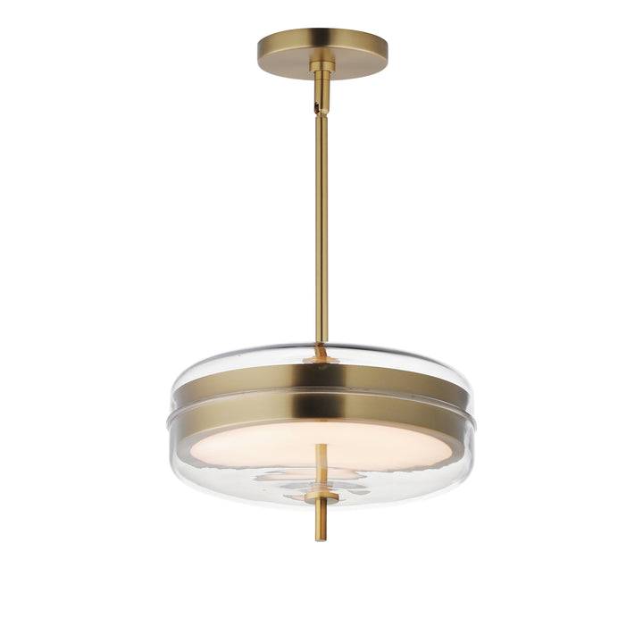 Voto - 2-Light LED Pendant in Natural Aged Brass by ET2 Lighting