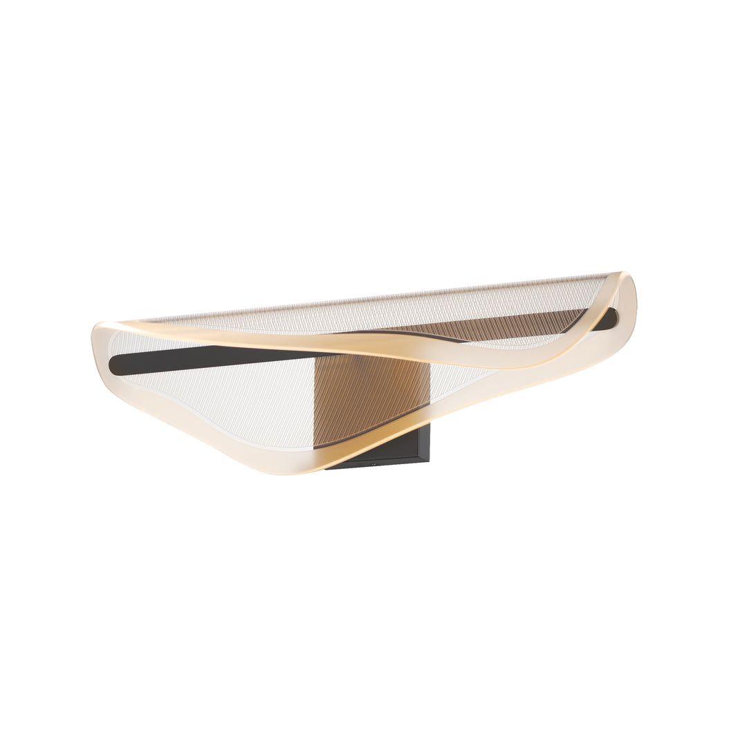 Manta - LED Bath Vanity in Black by ET2 Lighting