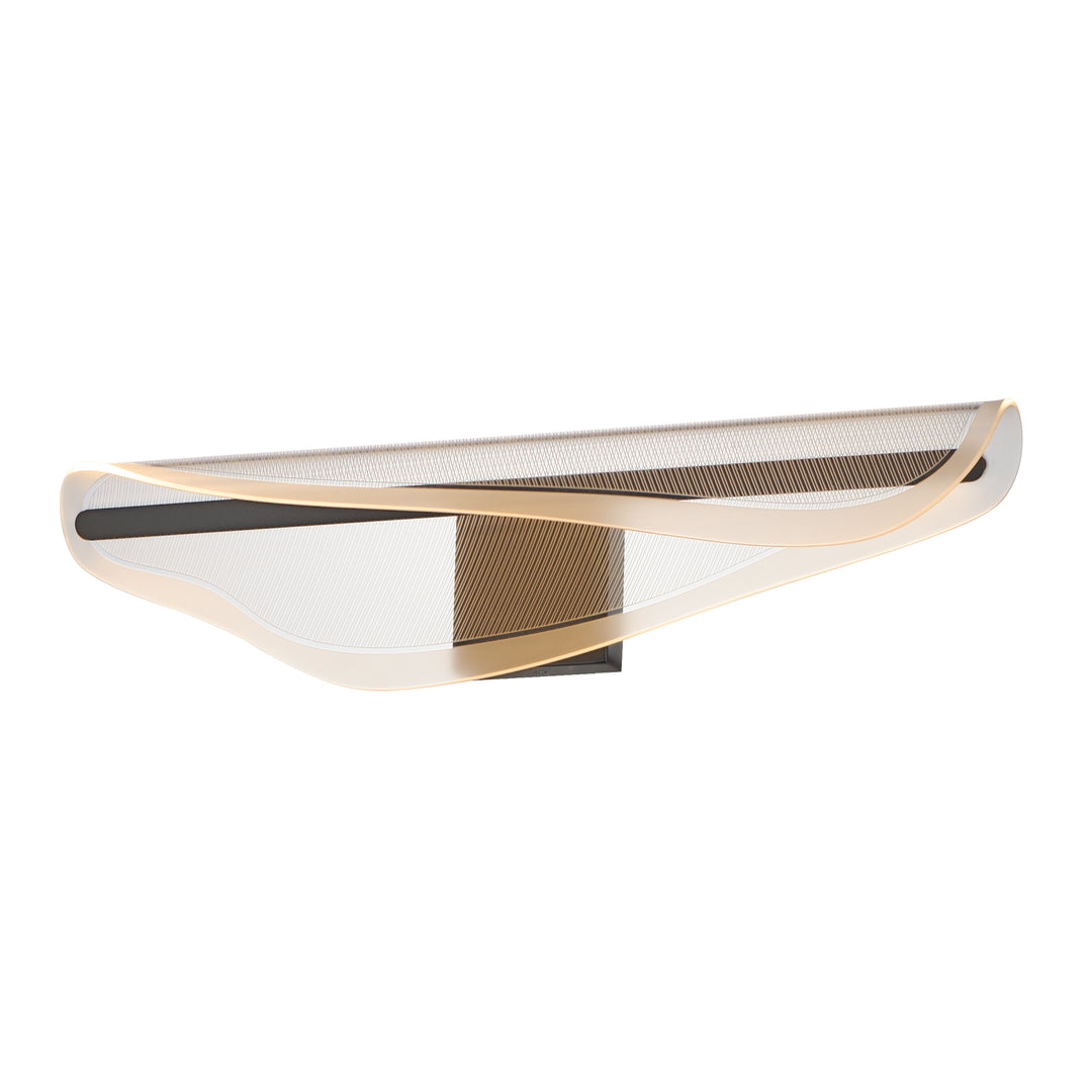Manta - LED Bath Vanity in Black by ET2 Lighting