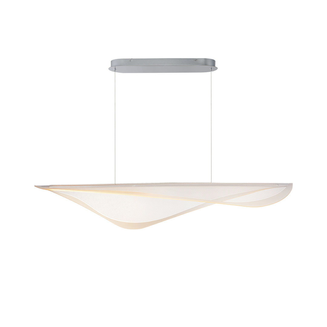 Manta - LED Linear Chandelier in Polished Chrome by ET2 Lighting