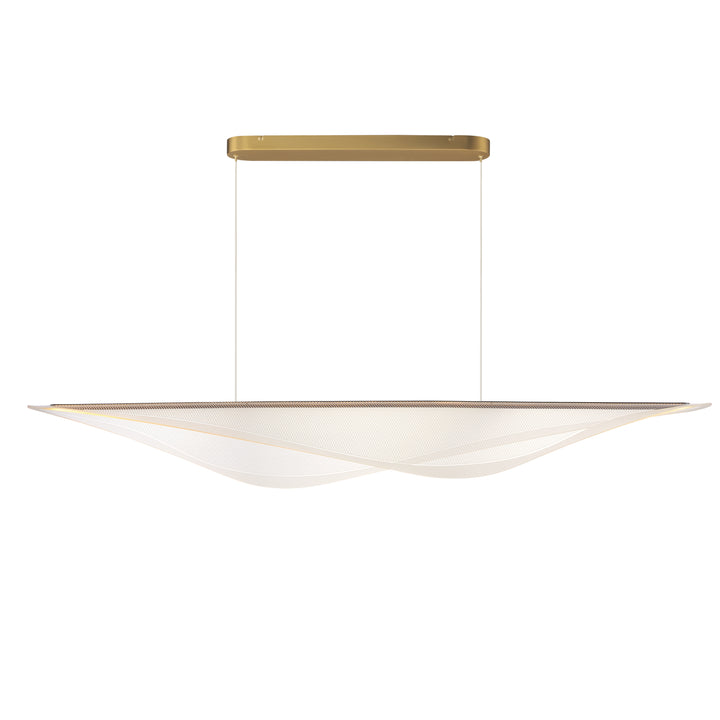 Manta - LED Linear Chandelier in Gold by ET2 Lighting