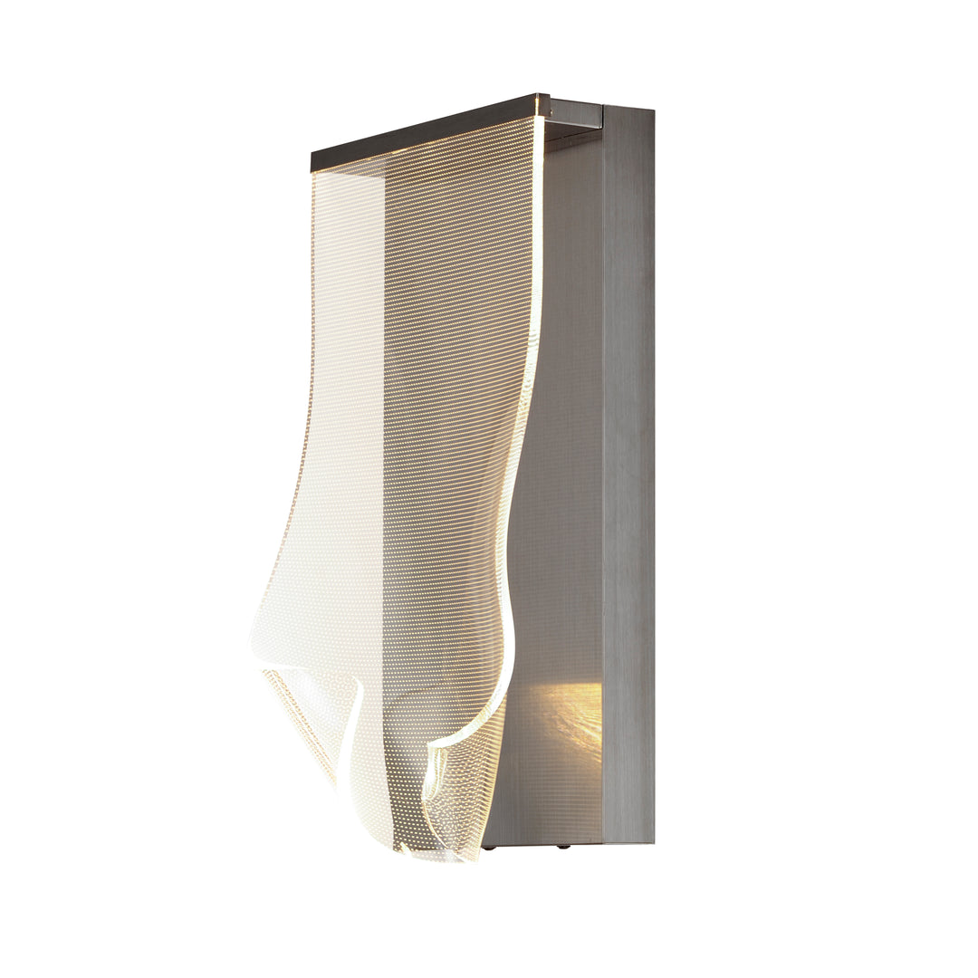 Rinkle - LED Wall Sconce in Brushed Gunmetal by ET2 Lighting