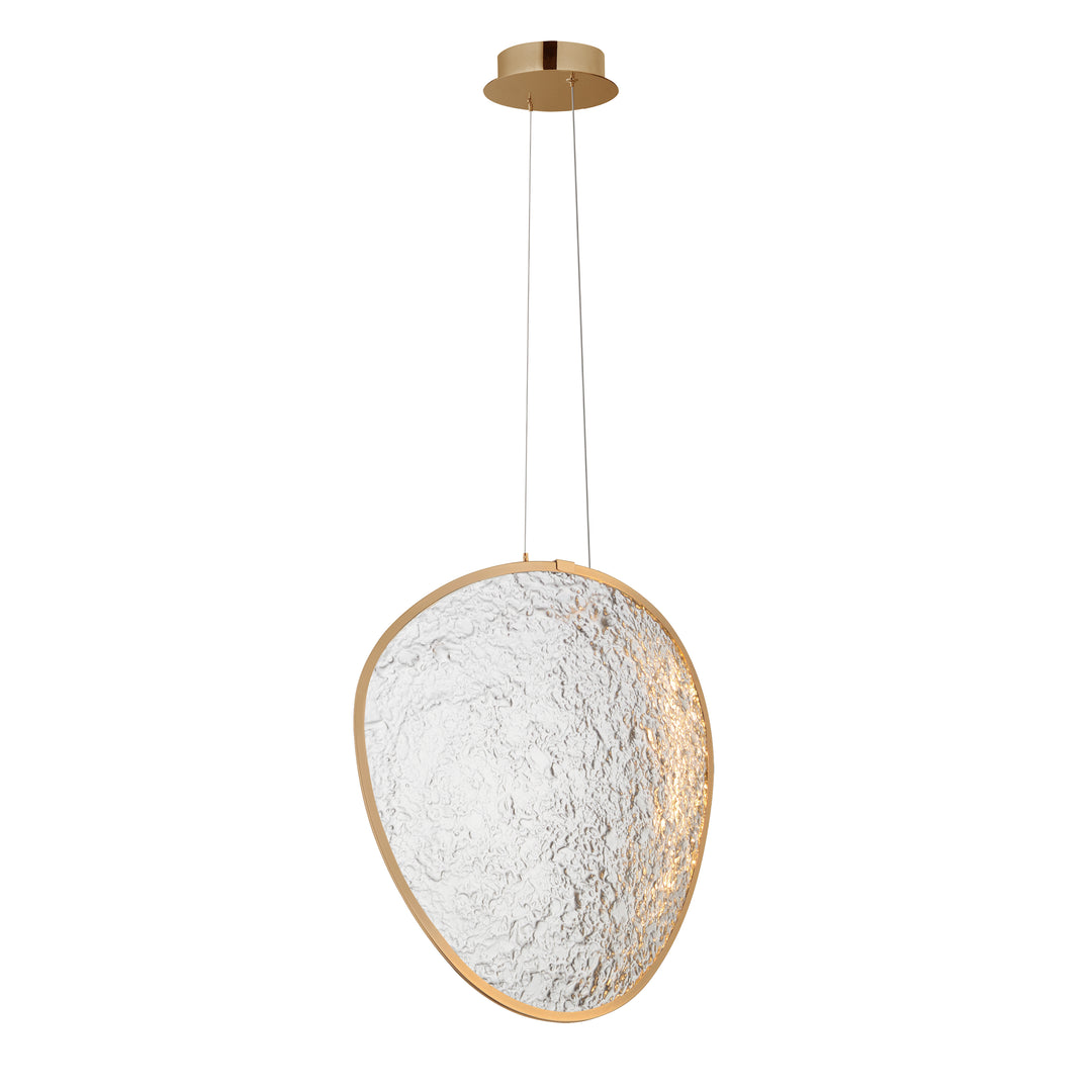 Moonscapes - LED Pendant in Brushed Champagne by ET2 Lighting