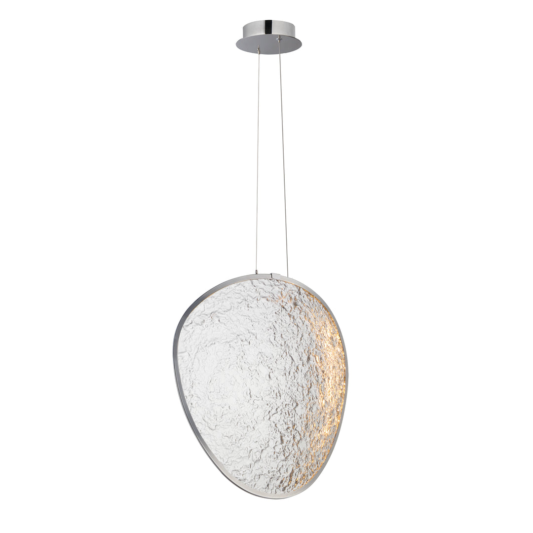 Moonscapes - LED Pendant in Polished Chrome by ET2 Lighting