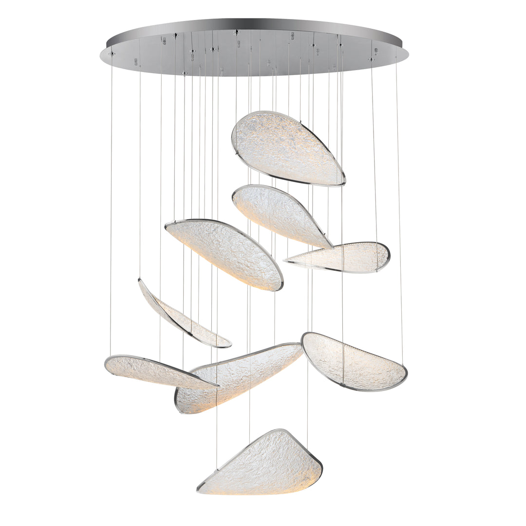 Moonscapes - LED Pendant in Polished Chrome by ET2 Lighting
