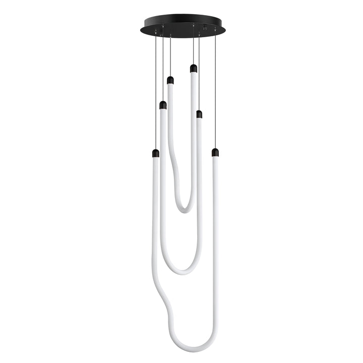Soleil - LED Pendant in Black by ET2 Lighting