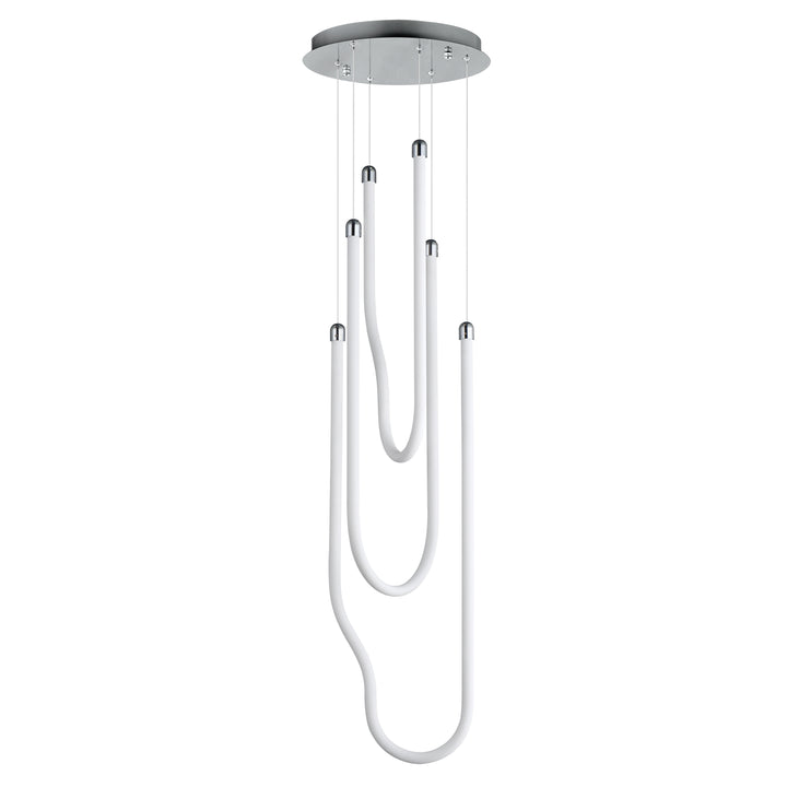 Soleil - LED Pendant in Polished Chrome by ET2 Lighting