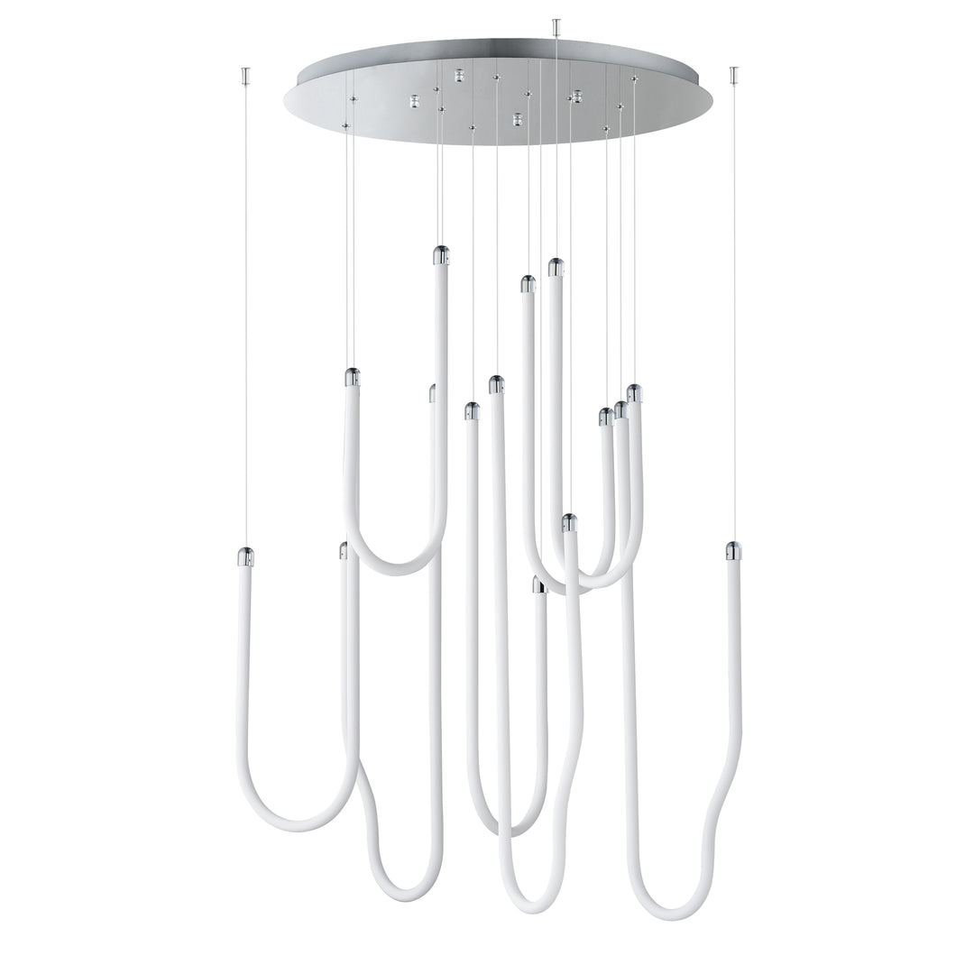 Soleil - LED Pendant in Polished Chrome by ET2 Lighting