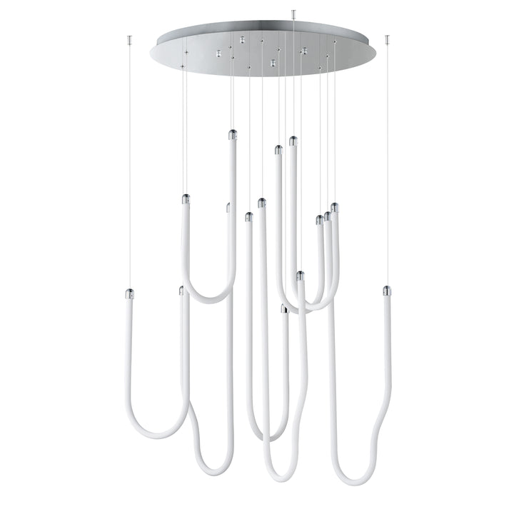 Soleil - LED Pendant in Polished Chrome by ET2 Lighting