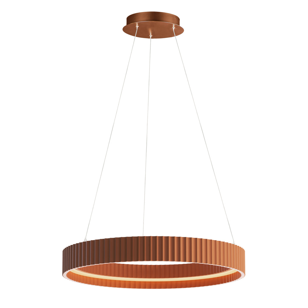 Souffle - LED Ring Pendant in Terra Cotta by ET2 Lighting