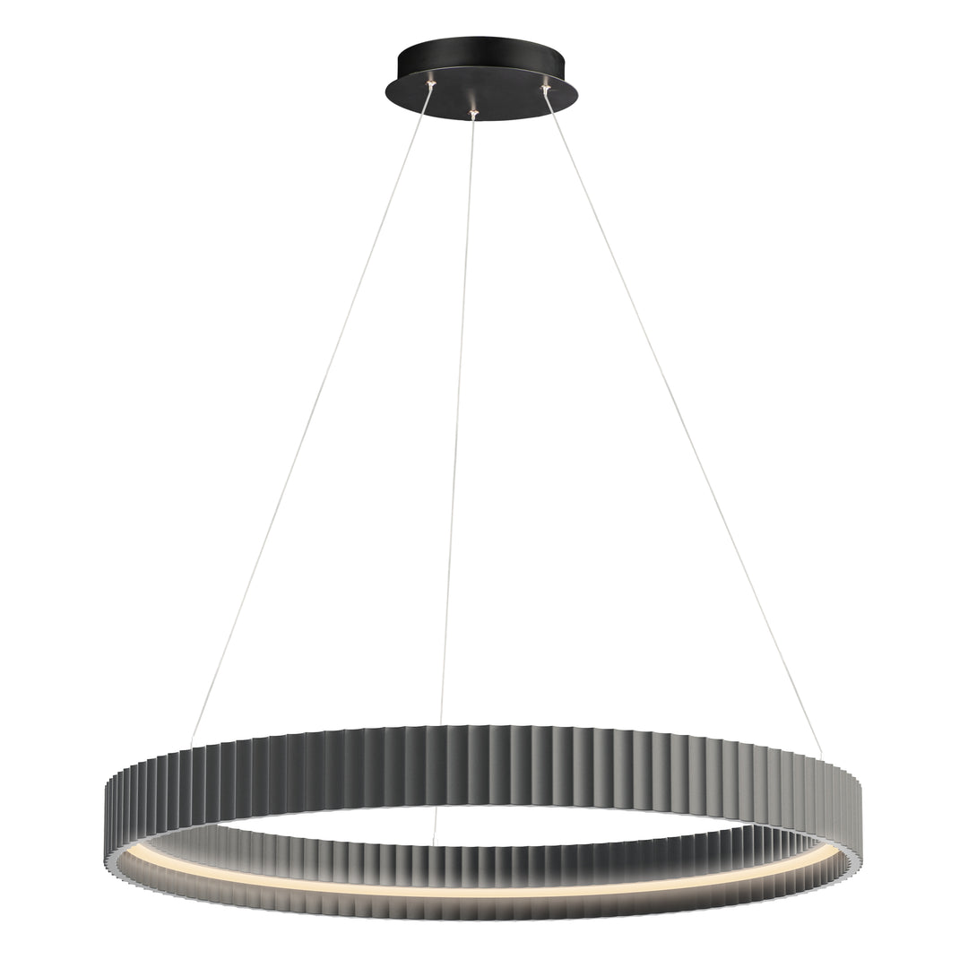 Souffle - LED Ring Pendant in Gray by ET2 Lighting
