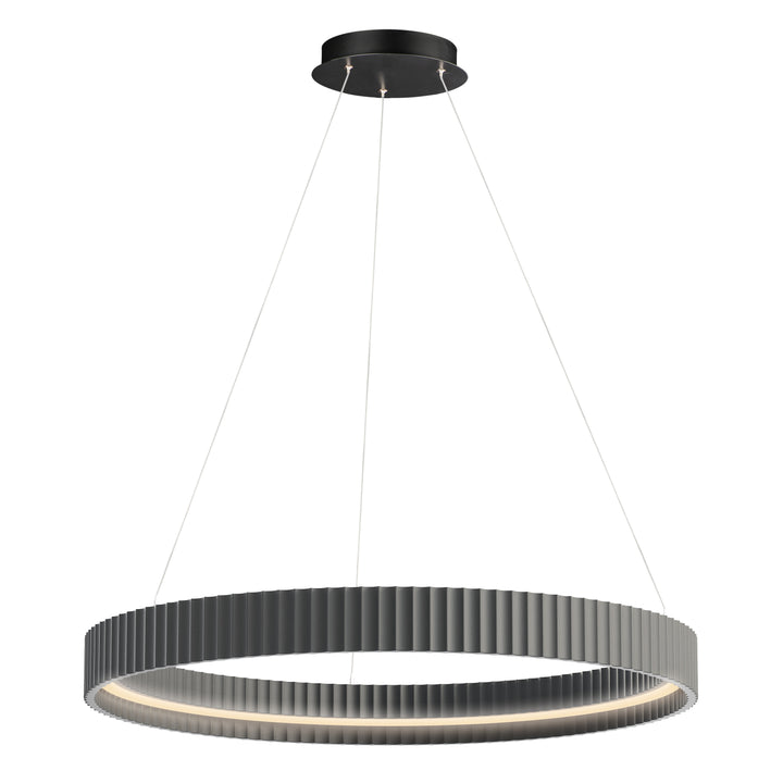Souffle - LED Ring Pendant in Gray by ET2 Lighting
