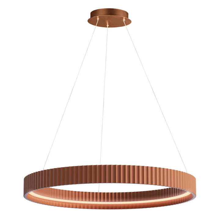 Souffle - LED Ring Pendant in Terra Cotta by ET2 Lighting