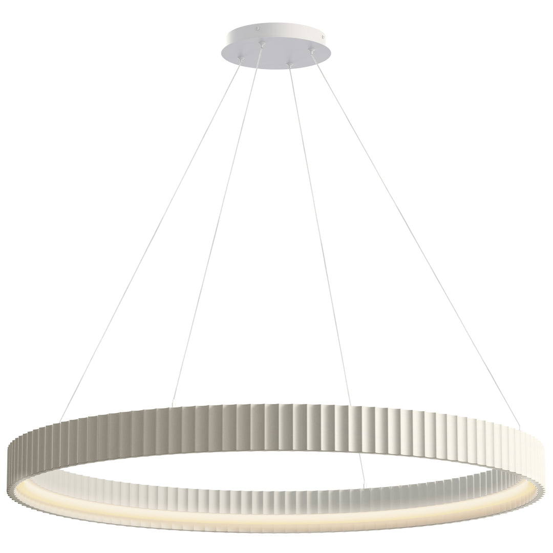 Souffle - LED Ring Pendant in Chalk White by ET2 Lighting