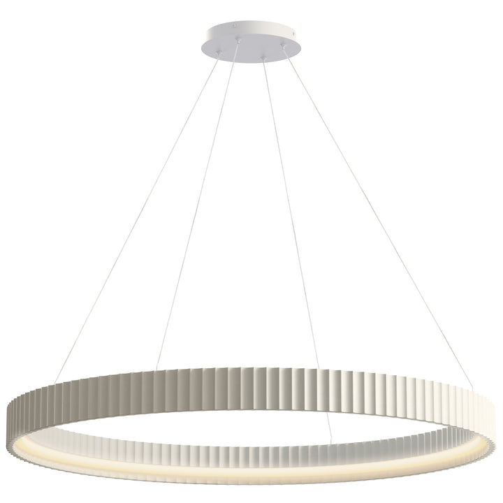 Souffle - LED Ring Pendant in Chalk White by ET2 Lighting