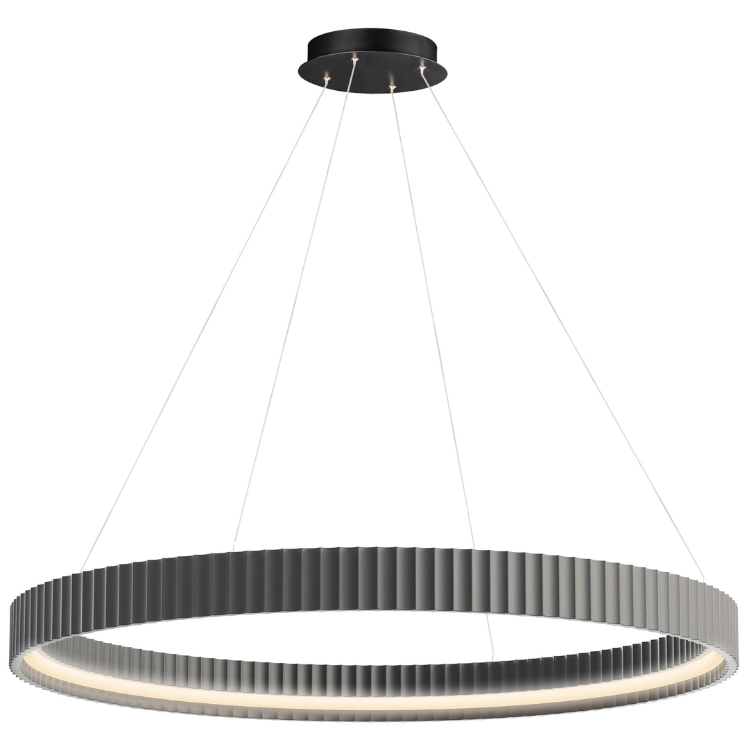 Souffle - LED Ring Pendant in Gray by ET2 Lighting