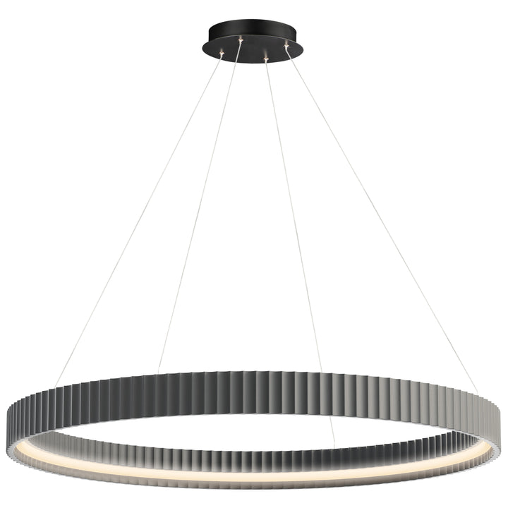 Souffle - LED Ring Pendant in Gray by ET2 Lighting
