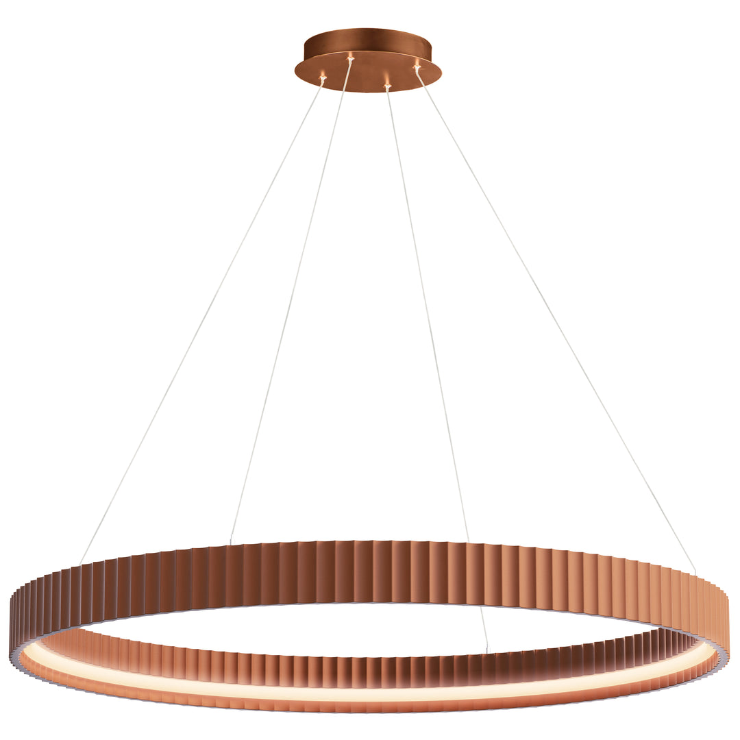Souffle - LED Ring Pendant in Terra Cotta by ET2 Lighting
