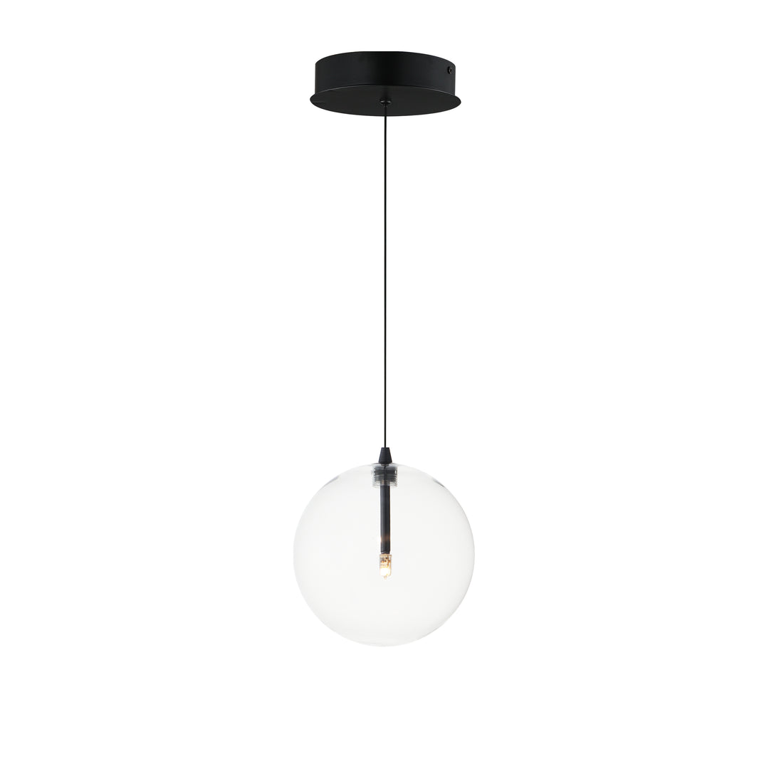 Global - LED Pendant in Black by ET2 Lighting