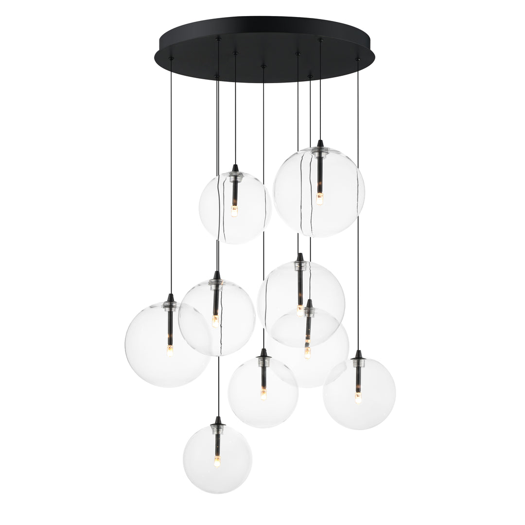 Global - LED Pendant in Black by ET2 Lighting