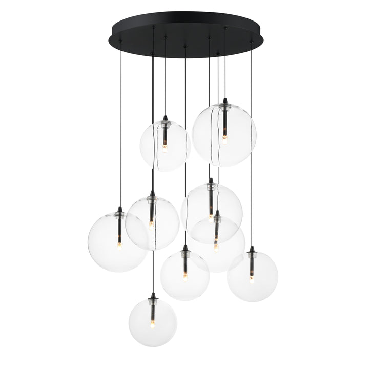 Global - LED Pendant in Black by ET2 Lighting