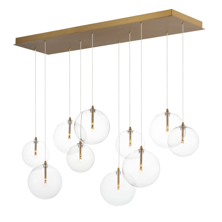 Global - LED Pendant in Natural Aged Brass by ET2 Lighting