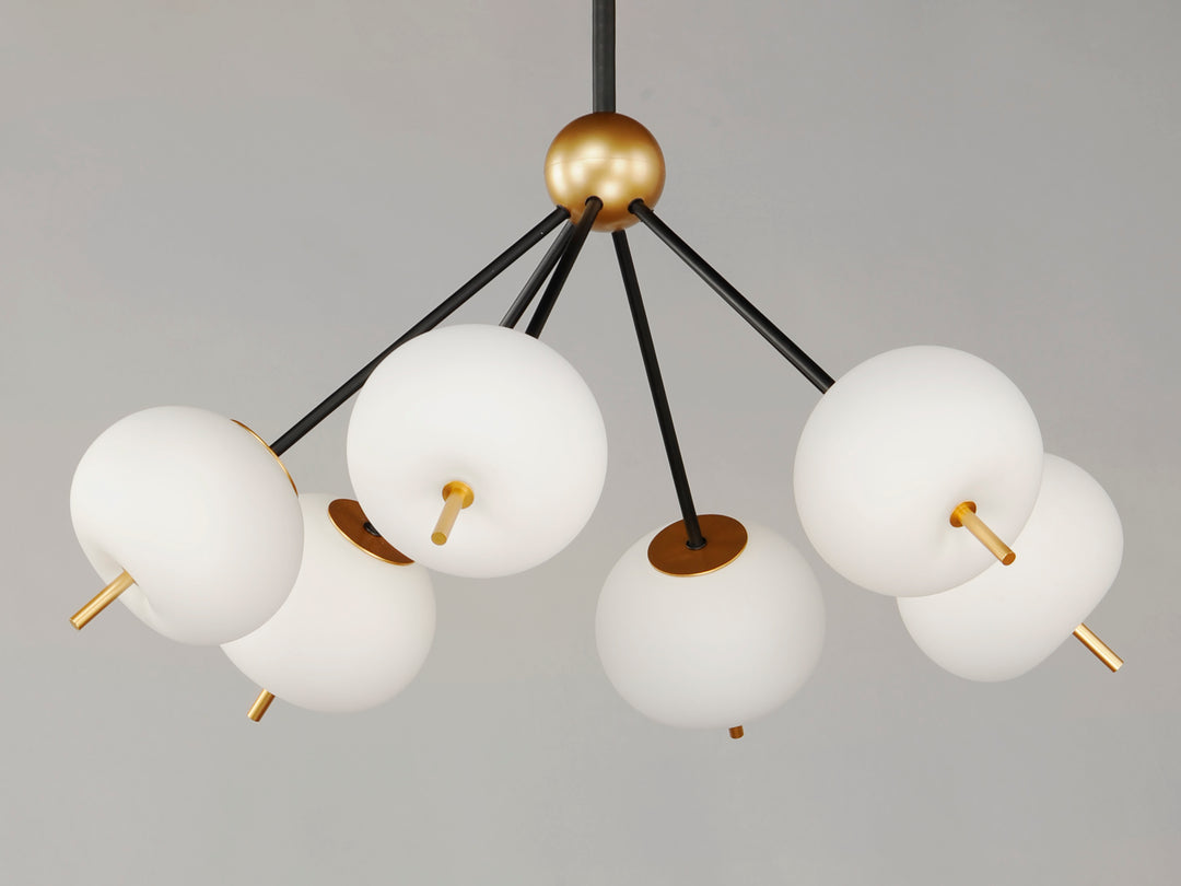 Quest - 6 Light LED Chandelier