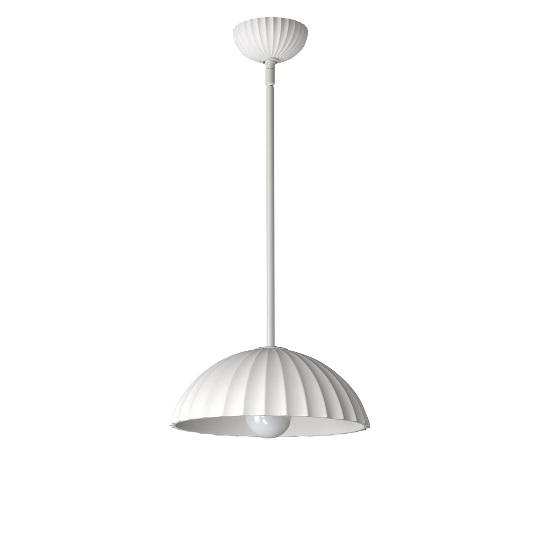 Basilica - 1-Light LED Pendant in Chalk White by ET2 Lighting