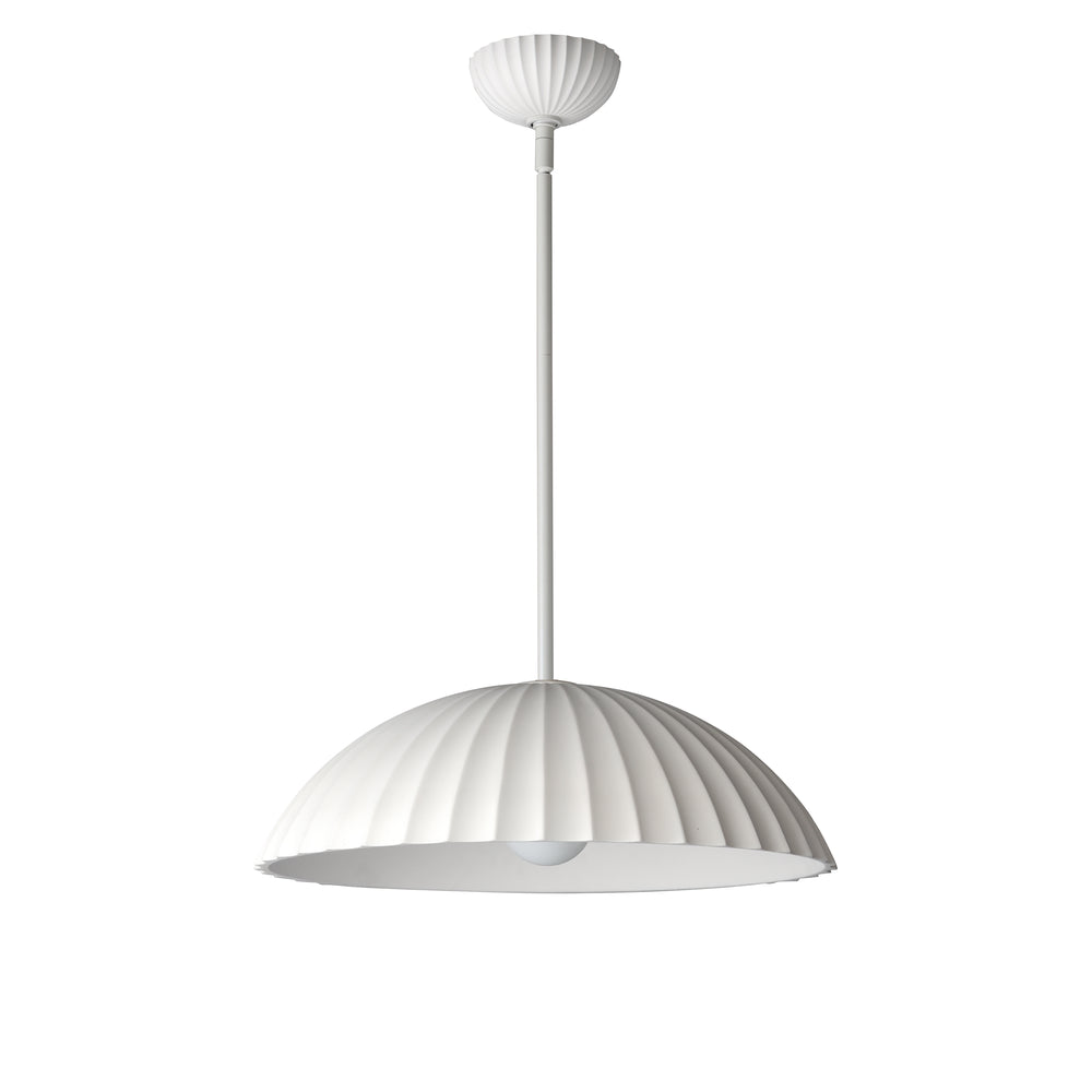 Basilica - 1-Light LED Pendant in Chalk White by ET2 Lighting