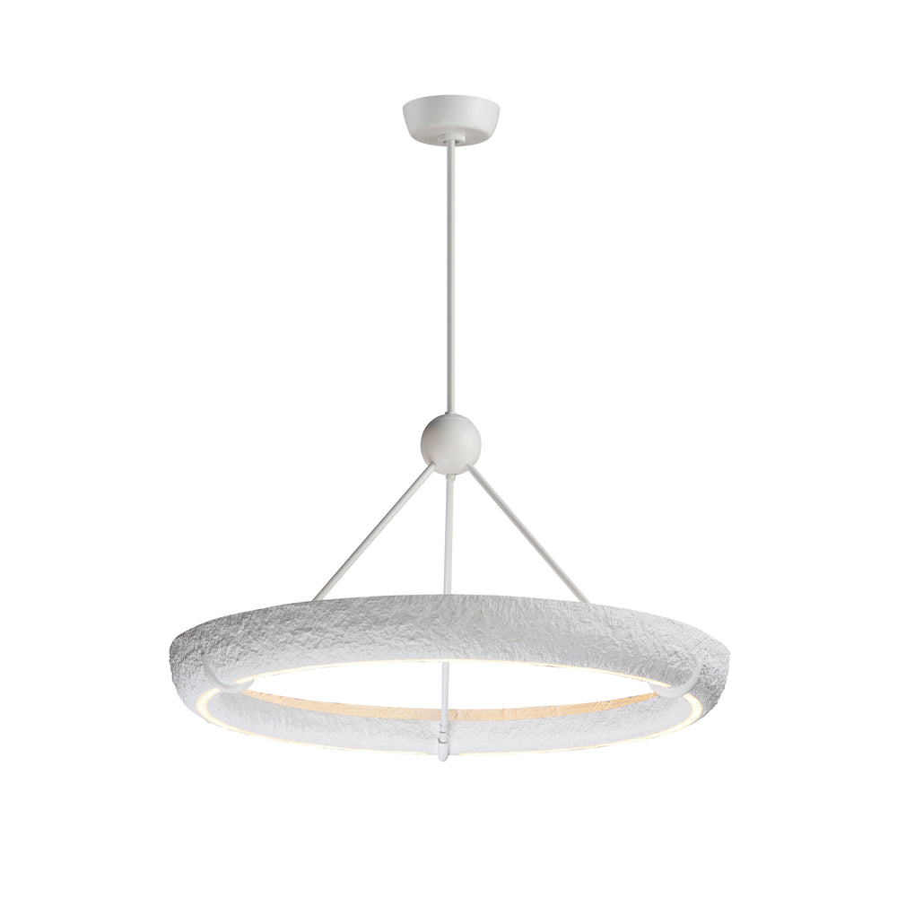 Geist - LED Pendant in Textured White by ET2 Lighting