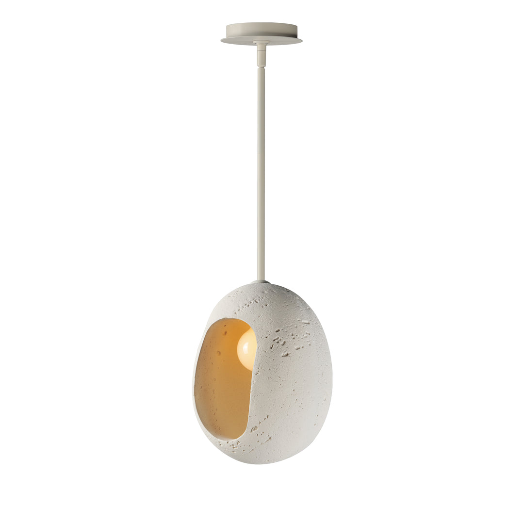 Luna - LED Pendant in Chalk White by ET2 Lighting