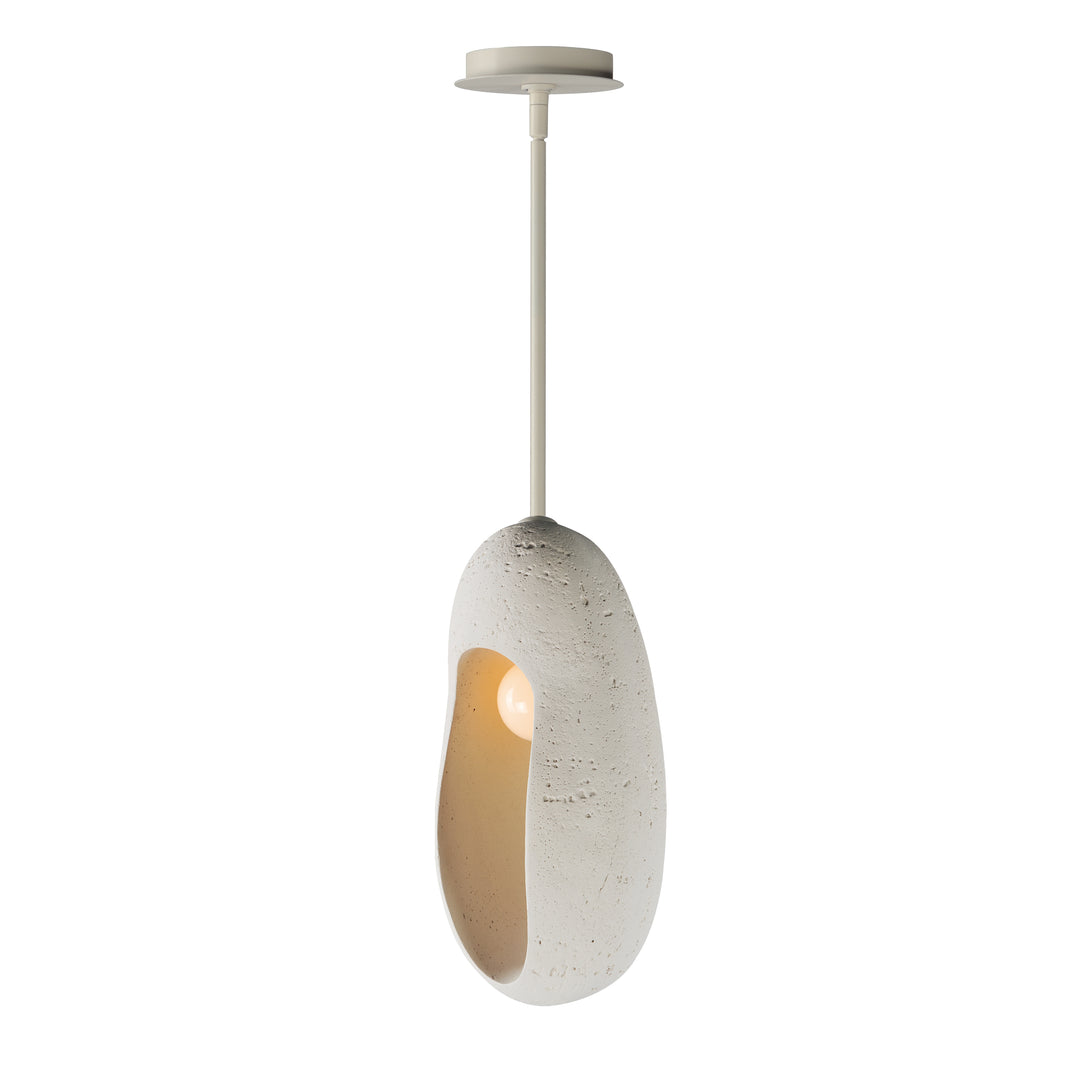 Luna - LED Pendant in Chalk White by ET2 Lighting