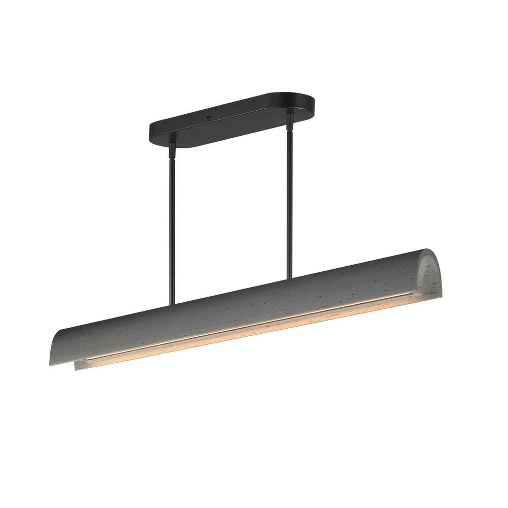 Matera - LED Linear Arch Pendant in Grey by ET2 Lighting