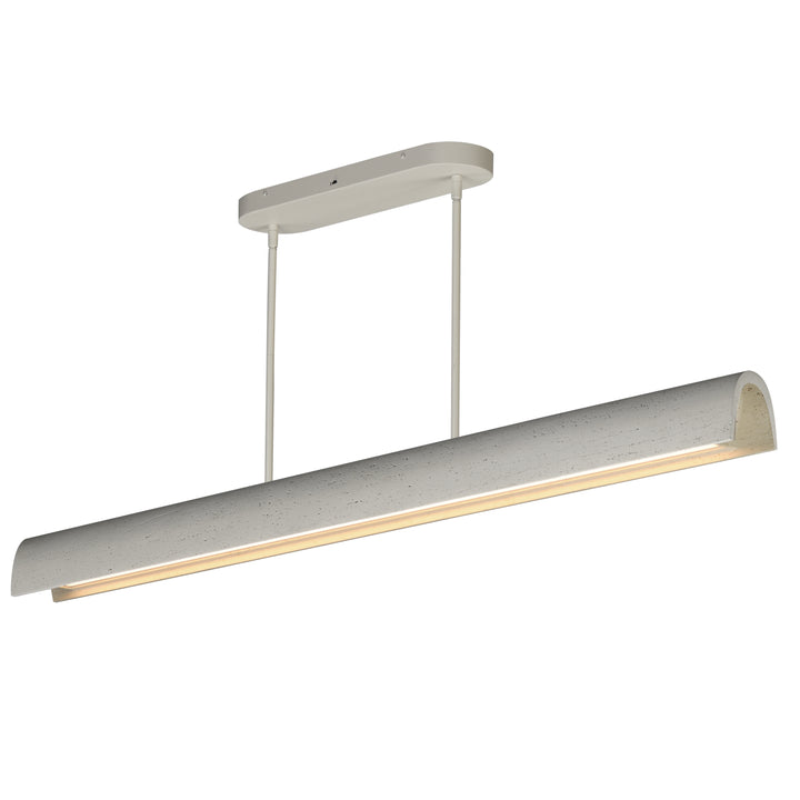 Matera - LED Linear Arch Pendant in Chalky White by ET2 Lighting