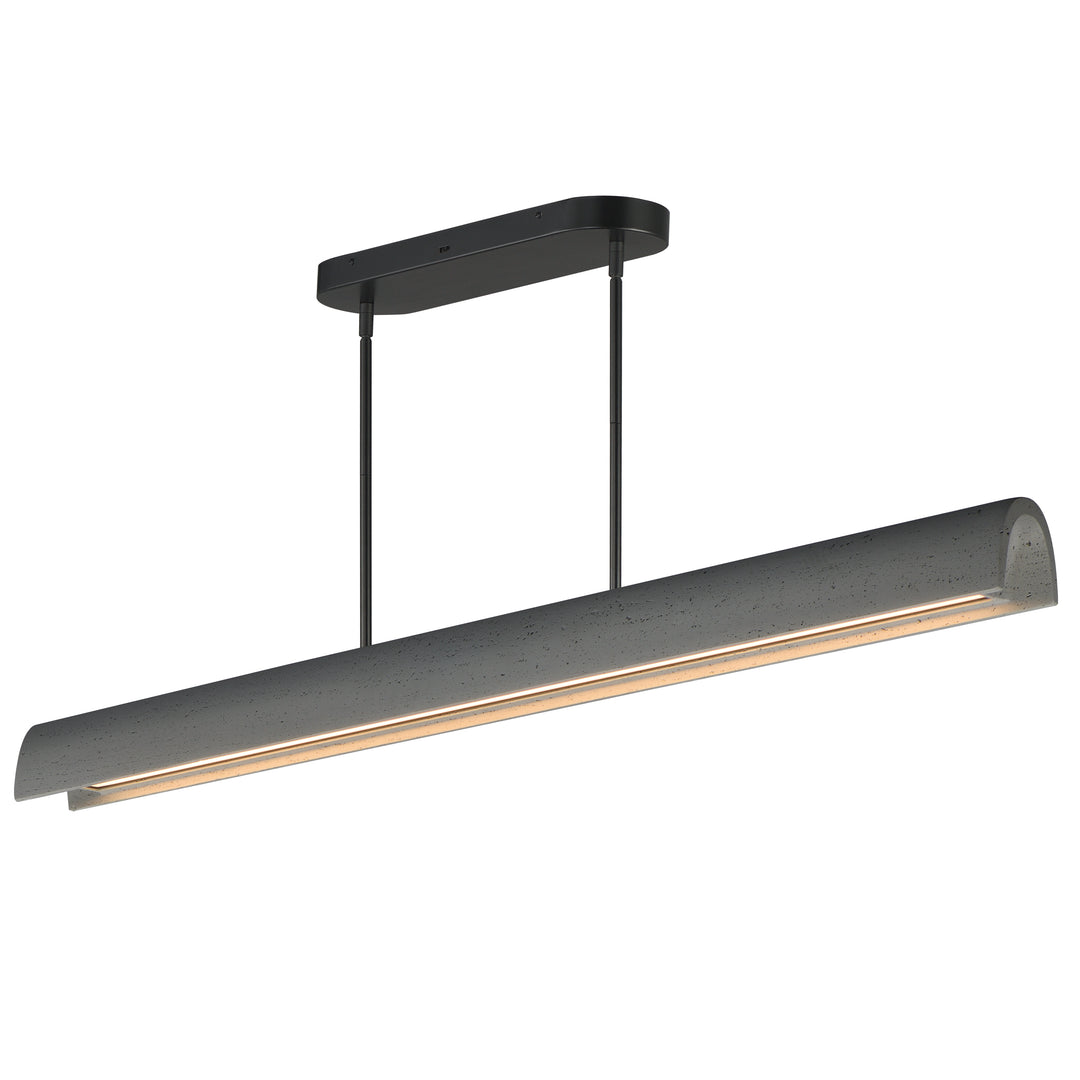 Matera - LED Linear Arch Pendant in Grey by ET2 Lighting