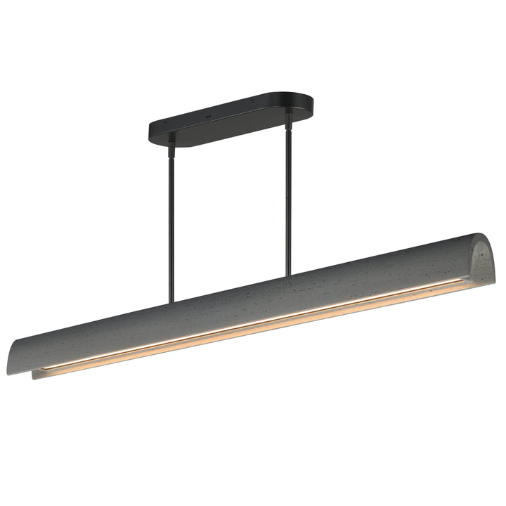 Matera - LED Linear Arch Pendant in Grey by ET2 Lighting