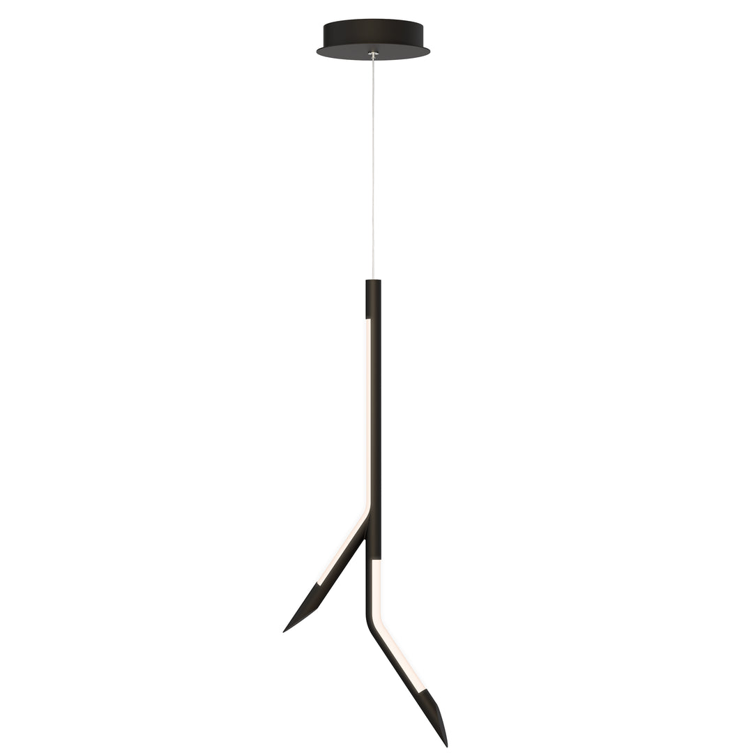Scion - LED Pendant in Black by ET2 Lighting