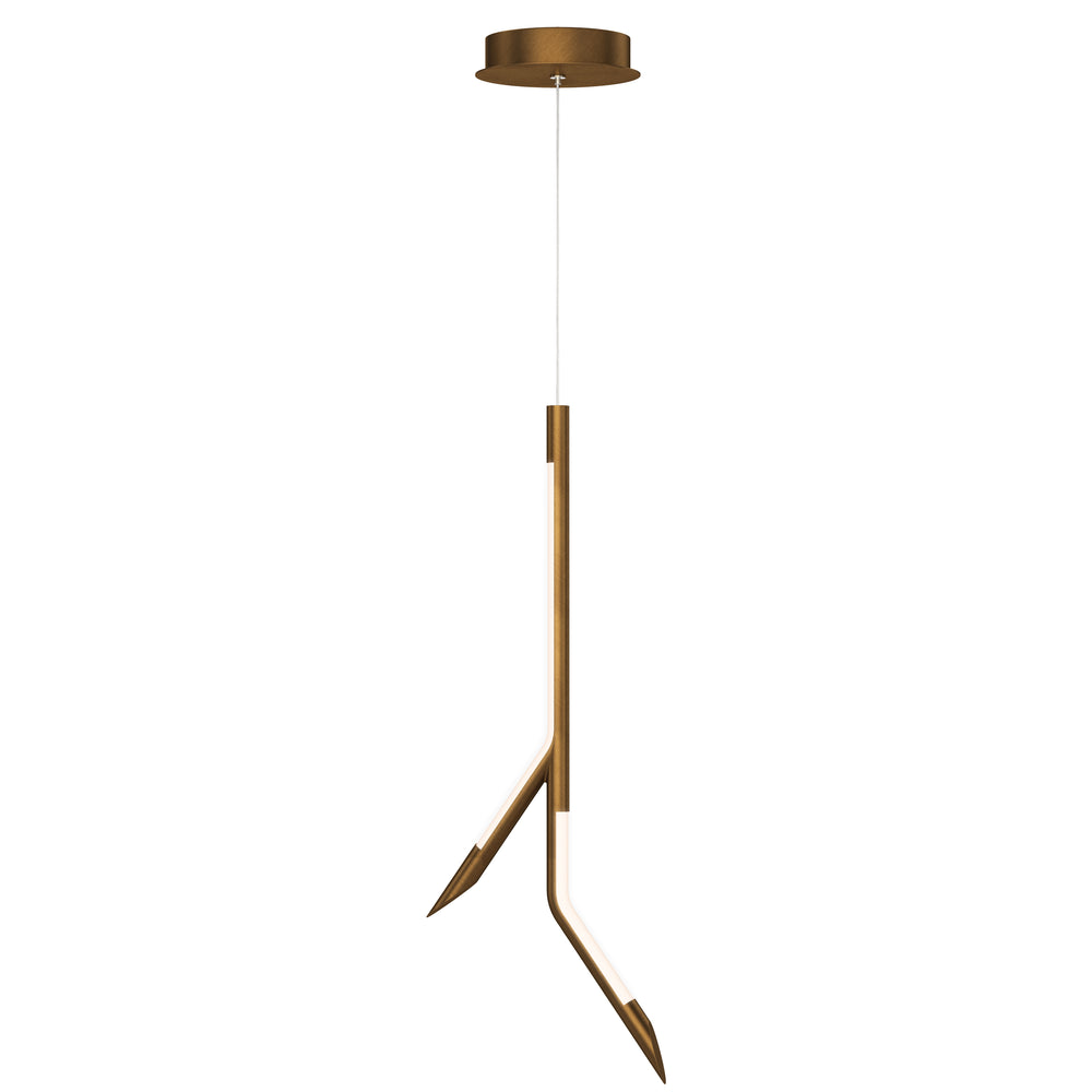 Scion - LED Pendant in White Bronze by ET2 Lighting