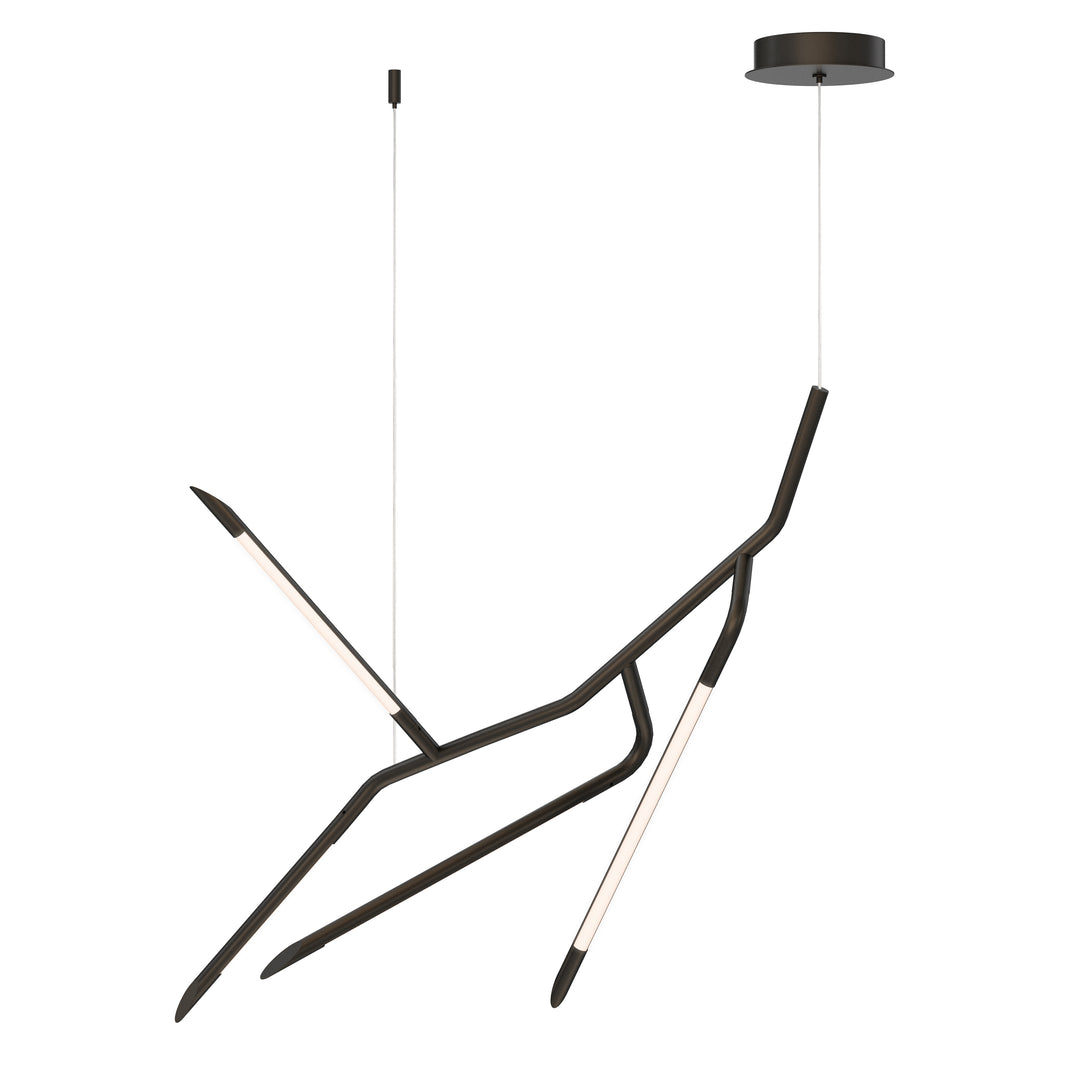 Scion - LED Pendant in Black by ET2 Lighting