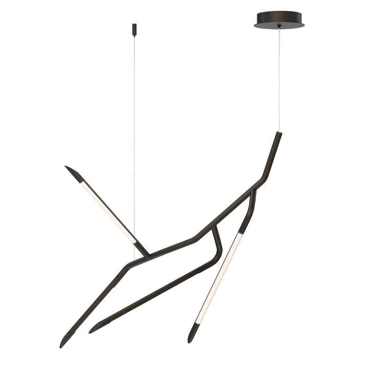 Scion - LED Pendant in Black by ET2 Lighting