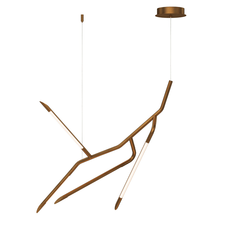 Scion - LED Pendant in White Bronze by ET2 Lighting