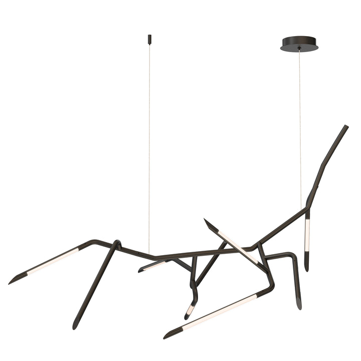 Scion - LED Pendant in Black by ET2 Lighting