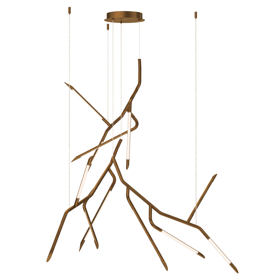 Scion - LED Pendant in White Bronze by ET2 Lighting