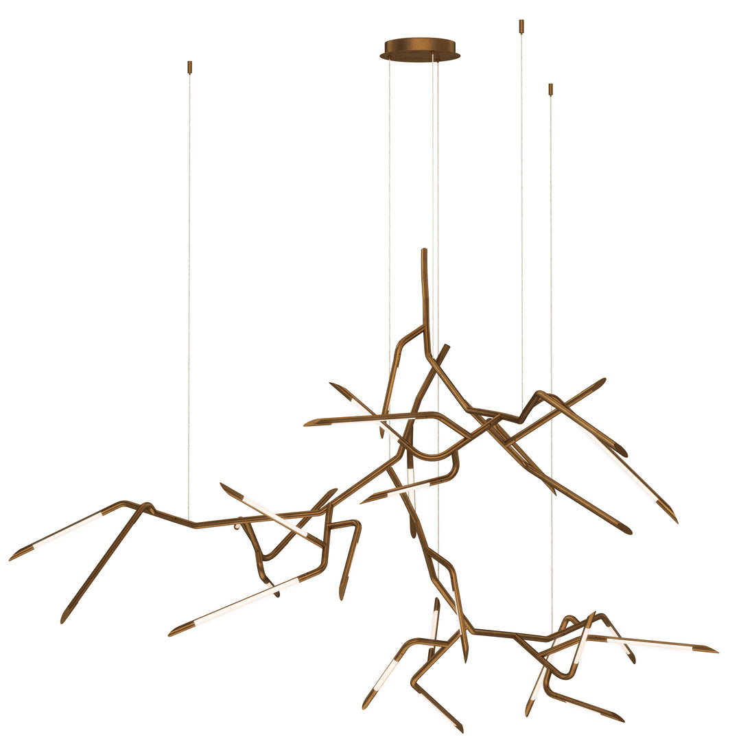 Scion - LED Pendant in White Bronze by ET2 Lighting