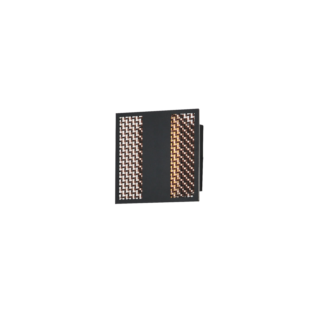 Interlace - LED Outdoor Wall Sconce in Black / Antique Copper by ET2 Lighting