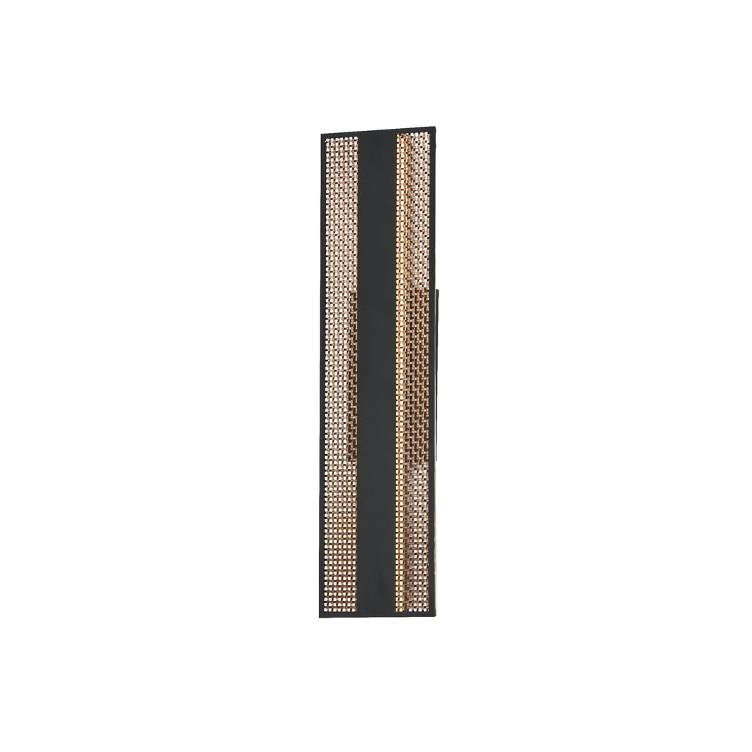 Interlace - LED Outdoor Wall Sconce in Black / Antique Copper by ET2 Lighting